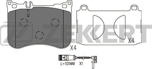 Zekkert BS-2953 - Jarrupala, levyjarru inparts.fi