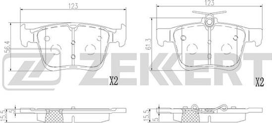 Zekkert BS-2952 - Jarrupala, levyjarru inparts.fi