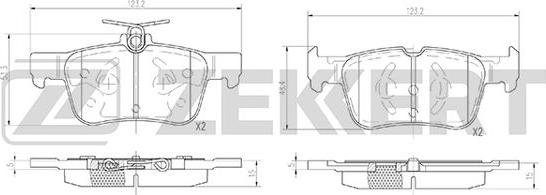 Zekkert BS-2957 - Jarrupala, levyjarru inparts.fi