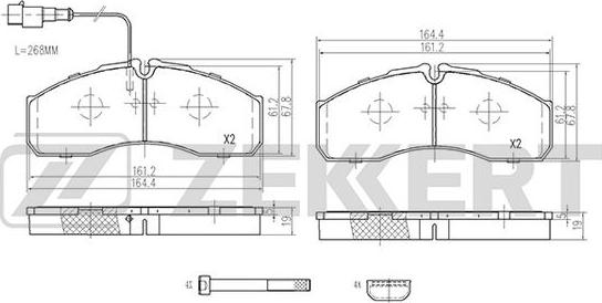 Zekkert BS-2966 - Jarrupala, levyjarru inparts.fi