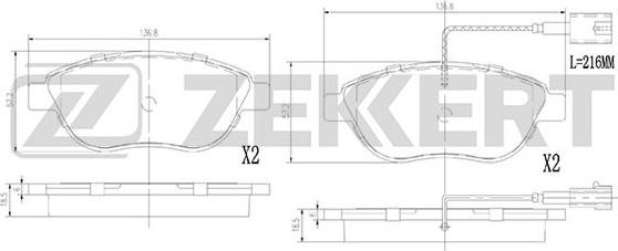 Zekkert BS-2919 - Jarrupala, levyjarru inparts.fi