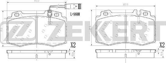 Zekkert BS-2927 - Jarrupala, levyjarru inparts.fi