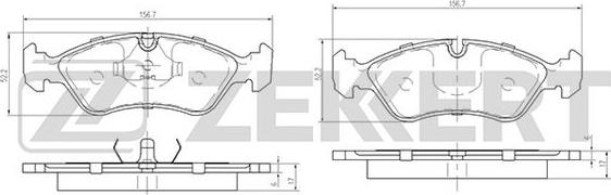 Zekkert BS-2458 - Jarrupala, levyjarru inparts.fi