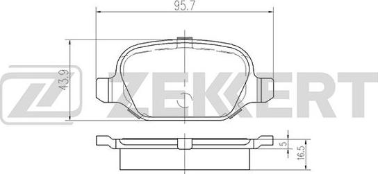 Zekkert BS-2464 - Jarrupala, levyjarru inparts.fi