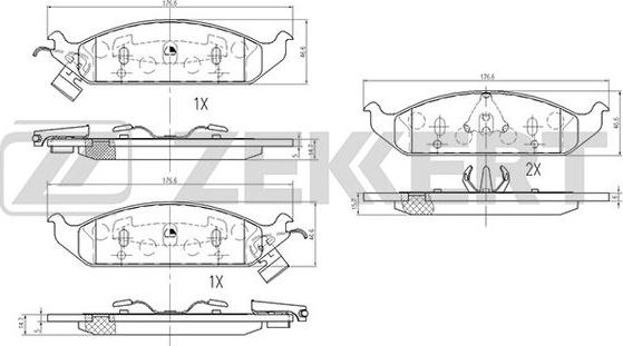 Zekkert BS-2427 - Jarrupala, levyjarru inparts.fi