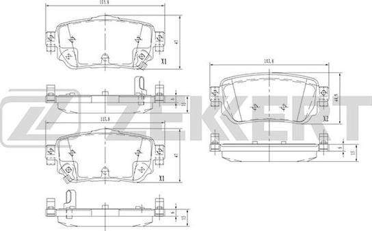 Zekkert BS-2524 - Jarrupala, levyjarru inparts.fi