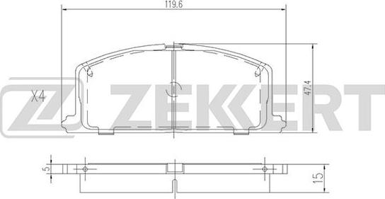 Zekkert BS-2624 - Jarrupala, levyjarru inparts.fi