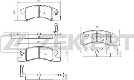 Zekkert BS-2093 - Jarrupala, levyjarru inparts.fi