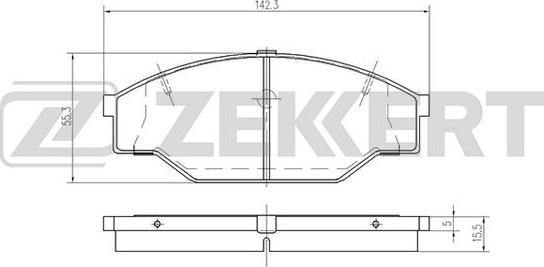 Zekkert BS-2088 - Jarrupala, levyjarru inparts.fi