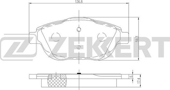 Zekkert BS-2157 - Jarrupala, levyjarru inparts.fi