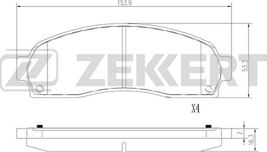 Zekkert BS-2130 - Jarrupala, levyjarru inparts.fi