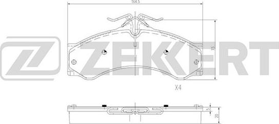 Zekkert BS-2851 - Jarrupala, levyjarru inparts.fi