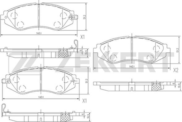 Zekkert BS-2811 - Jarrupala, levyjarru inparts.fi