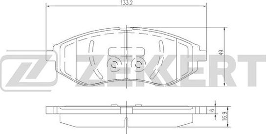 Zekkert BS-2812 - Jarrupala, levyjarru inparts.fi