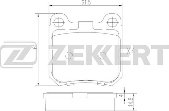 Zekkert BS-2356 - Jarrupala, levyjarru inparts.fi