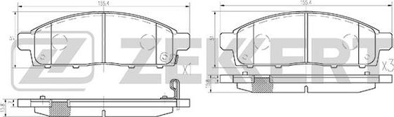 Zekkert BS-2237 - Jarrupala, levyjarru inparts.fi