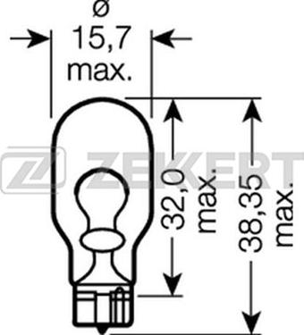 Zekkert LP-1090 - Polttimo, vilkkuvalo inparts.fi