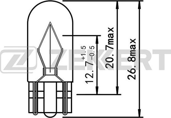 Zekkert LP-1143 - Polttimo, vilkkuvalo inparts.fi