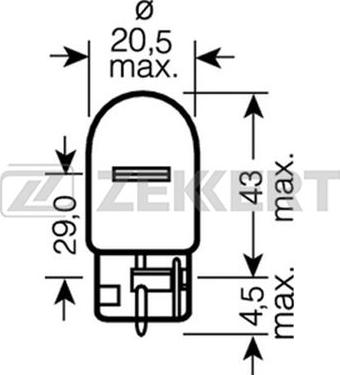 Zekkert LP-1150 - Polttimo, vilkkuvalo inparts.fi