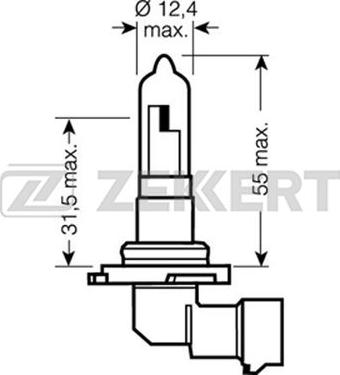 Zekkert LP-1108 - Polttimo, ajovalo inparts.fi