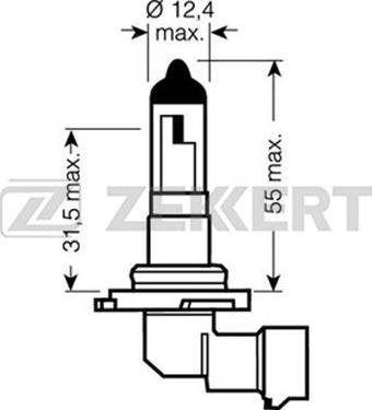 Zekkert LP-1136 - Polttimo, ajovalo inparts.fi