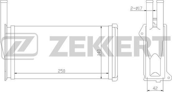 Zekkert MK-5002 - Lämmityslaitteen kenno inparts.fi