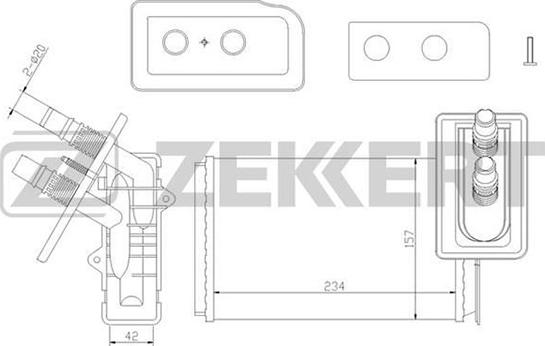 Zekkert MK-5037 - Lämmityslaitteen kenno inparts.fi