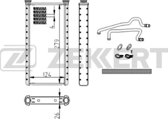 Zekkert MK-5135 - Lämmityslaitteen kenno inparts.fi