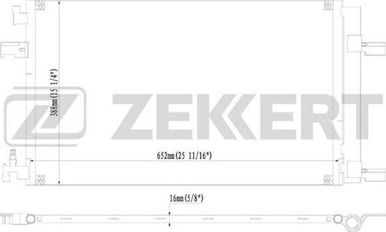 Zekkert MK-3066 - Lauhdutin, ilmastointilaite inparts.fi