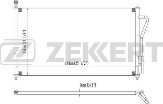 Zekkert MK-3031 - Lauhdutin, ilmastointilaite inparts.fi