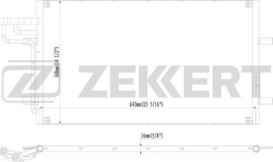 Zekkert MK-3033 - Lauhdutin, ilmastointilaite inparts.fi
