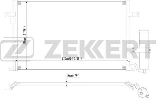 Zekkert MK-3022 - Lauhdutin, ilmastointilaite inparts.fi