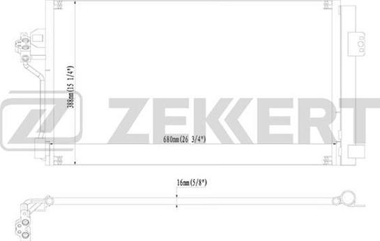 Zekkert MK-3146 - Lauhdutin, ilmastointilaite inparts.fi
