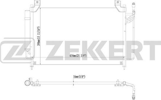 Zekkert MK-3157 - Lauhdutin, ilmastointilaite inparts.fi