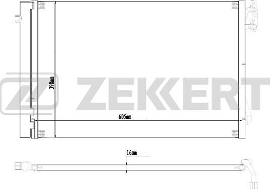 Zekkert MK-3184 - Lauhdutin, ilmastointilaite inparts.fi