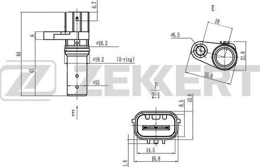 Zekkert SE-4090 - Impulssianturi, kampiakseli inparts.fi