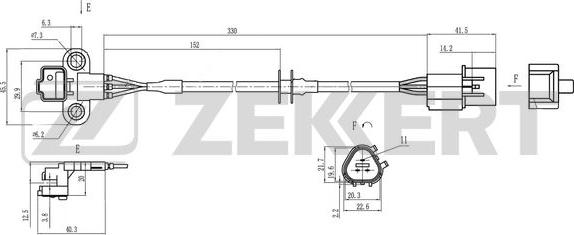 Zekkert SE-4049 - Impulssianturi, kampiakseli inparts.fi