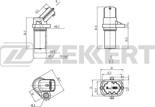 Zekkert SE-4058 - Impulssianturi, kampiakseli inparts.fi