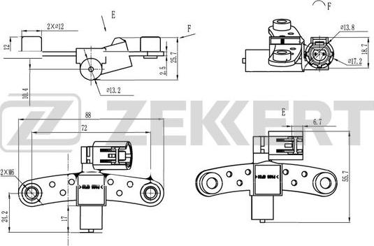 Zekkert SE-4062 - Impulssianturi, kampiakseli inparts.fi