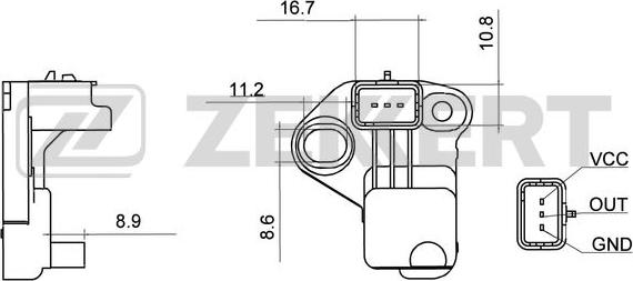 Zekkert SE-4008 - Impulssianturi, kampiakseli inparts.fi