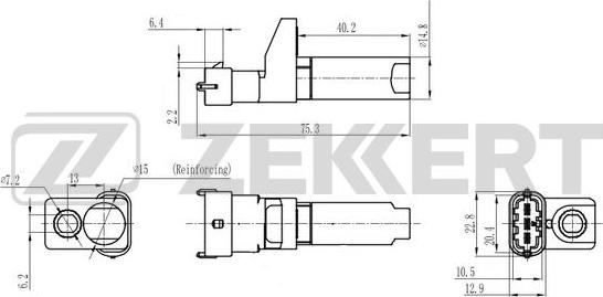 Zekkert SE-4076 - Impulssianturi, kampiakseli inparts.fi