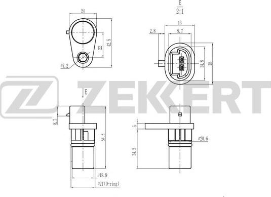 Zekkert SE-4102 - Impulssianturi, kampiakseli inparts.fi