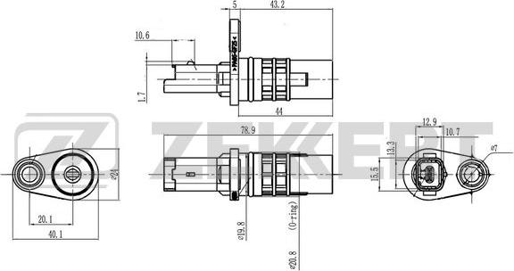 Zekkert SE-4115 - Impulssianturi, kampiakseli inparts.fi