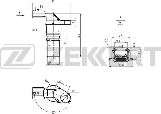 Zekkert SE-4110 - Impulssianturi, kampiakseli inparts.fi