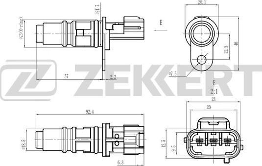 Zekkert SE-5048 - Tunnistin, nokka-akselin ajoitus inparts.fi