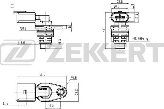 Zekkert SE-5056 - Tunnistin, nokka-akselin ajoitus inparts.fi