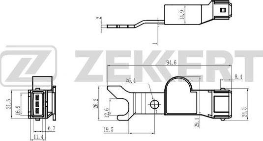 Zekkert SE-5058 - Tunnistin, nokka-akselin ajoitus inparts.fi