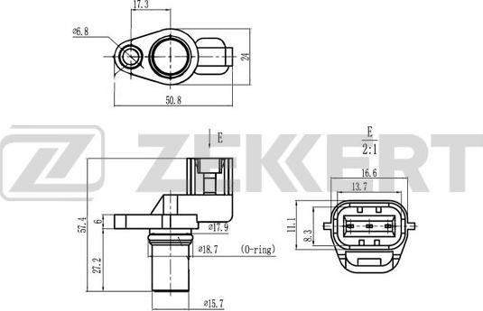 Zekkert SE-5012 - Tunnistin, nokka-akselin ajoitus inparts.fi