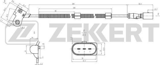 Zekkert SE-5035 - Tunnistin, nokka-akselin ajoitus inparts.fi