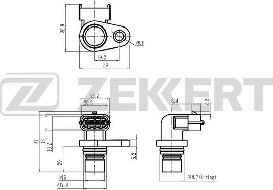 Zekkert SE-5036 - Tunnistin, nokka-akselin ajoitus inparts.fi